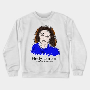 Historical Women in STEM, Hedy Lamarr Crewneck Sweatshirt